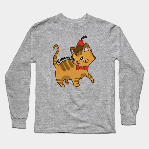 11th doctor cat Long Sleeve T-Shirt by KaleyDollz